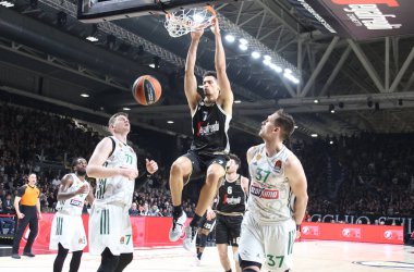 during the Euroleague basketball championship match Segafredo Virtus Bologna Vs. Panathinaikos Athens - Bologna, January 19, 2023 at Segafredo Arena - Credit: Michele Nucci/LiveMedi