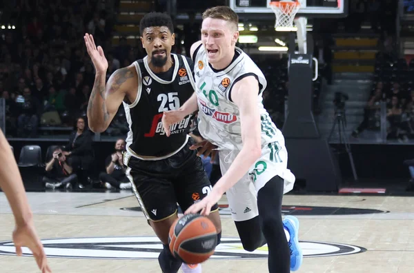 during the Euroleague basketball championship match Segafredo Virtus Bologna Vs. Panathinaikos Athens - Bologna, January 19, 2023 at Segafredo Arena - Credit: Michele Nucci/LiveMedi
