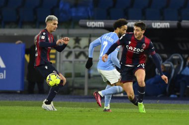 Andrea Cambiaso of Bologna F.C. during the Coppa Italia eighth of finals between S.S. Lazio vs Bologna F.C. on January 19, 2023 at the Stadio Olimpico, Rome, Italy. - Credit: Domenico Cippitelli/LiveMedi