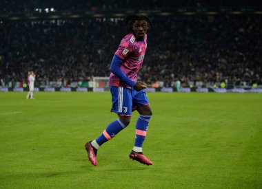 Moise Kean of Juventus Fc celebrating after a goal during Coppa Italia 2023, football match between Juventus Fc and Ac Monza on Jannuary 19, 2023 at Allianz Stadium, Turin Italy. Photo Nderim Kaceli - Credit: Nderim Kaceli/LiveMedi