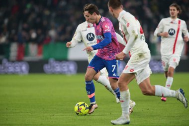Federico Chiesa of Juventus Fc during Coppa Italia 2023, football match between Juventus Fc and Ac Monza on Jannuary 19, 2023 at Allianz Stadium, Turin Italy. Photo Nderim Kaceli - Credit: Nderim Kaceli/LiveMedi