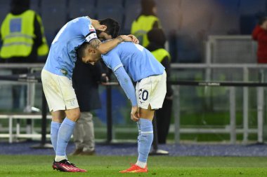 Luis Alberto of S.S. LAZIO and Mattia Zaccagni of S.S. LAZIO during the Coppa Italia eighth of finals between S.S. Lazio vs Bologna F.C. on January 19, 2023 at the Stadio Olimpico, Rome, Italy. - Credit: Domenico Cippitelli/LiveMedi
