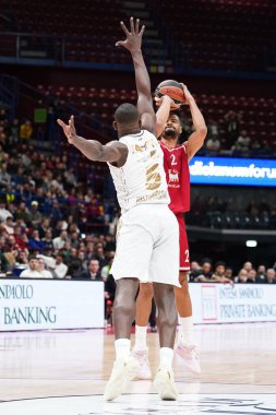 Tim Luwawu-Cabarrot (Ea7 Emporio Armani Milano) during Basketball Euroleague Championship EA7 Emporio Armani Milano vs Lyon-Villeurbanne at the Forum of Assago in Milan, Italy, January 20, 2023 - Credit: Simone Lucarell