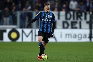 Giorgio Scalvini of Atalanta BC in action  during Italian football Coppa Italia match Atalanta BC vs Spezia Calcio at the Gewiss Stadium in Bergamo, Italy, January 19, 2023 - Credit: Francesco Scaccianoc