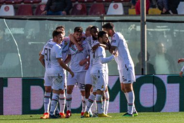 Pettinari Stefano Ternana celebrates a gol 0-1 during Italian soccer Serie B match Reggina 1914 vs Ternana Calcio at the Oreste Granillo stadium in Reggio Calabria, Italy, January 21, 2023 - Credit: Valentina Giannetton