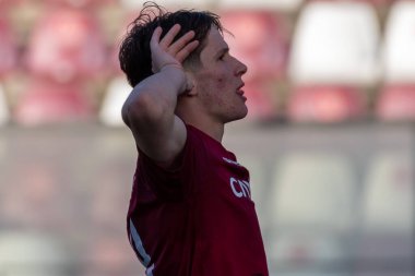 Fabbian Giovanni Reggina celebrates a gol 2-1 during Italian soccer Serie B match Reggina 1914 vs Ternana Calcio at the Oreste Granillo stadium in Reggio Calabria, Italy, January 21, 2023 - Credit: Valentina Giannetton