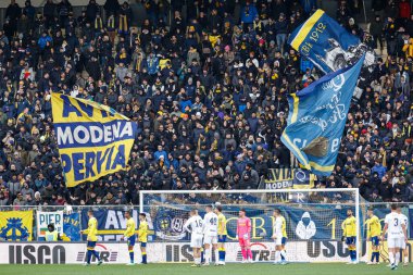 Fans of Modena during Italian soccer Serie B match Modena FC vs Cosenza Calcio at the Alberto Braglia stadium in Modena, Italy, January 21, 2023 - Credit: Luca Dilibert