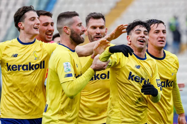 Romeo Giovannini (Modena) celebrates after scoring the gol of 2-0 during Italian soccer Serie B match Modena FC vs Cosenza Calcio at the Alberto Braglia stadium in Modena, Italy, January 21, 2023 - Credit: Luca Dilibert