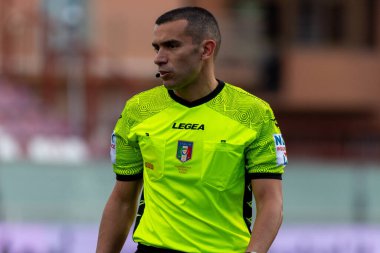 Marco Piccinini refree during Italian soccer Serie B match Reggina 1914 vs Ternana Calcio at the Oreste Granillo stadium in Reggio Calabria, Italy, January 21, 2023 - Credit: Valentina Giannetton