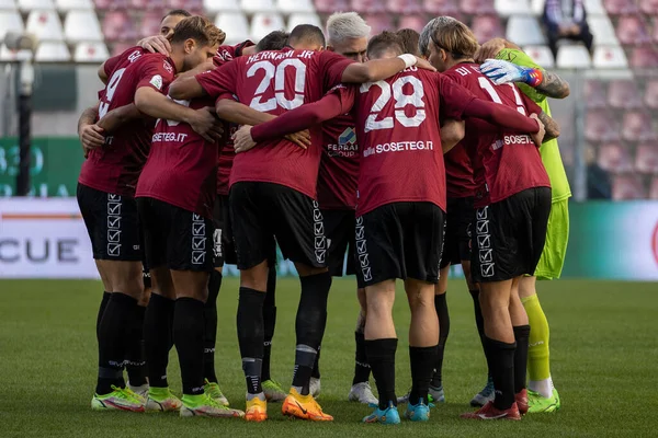 Reggina team during Italian soccer Serie B match Reggina 1914 vs Ternana Calcio at the Oreste Granillo stadium in Reggio Calabria, Italy, January 21, 2023 - Credit: Valentina Giannetton