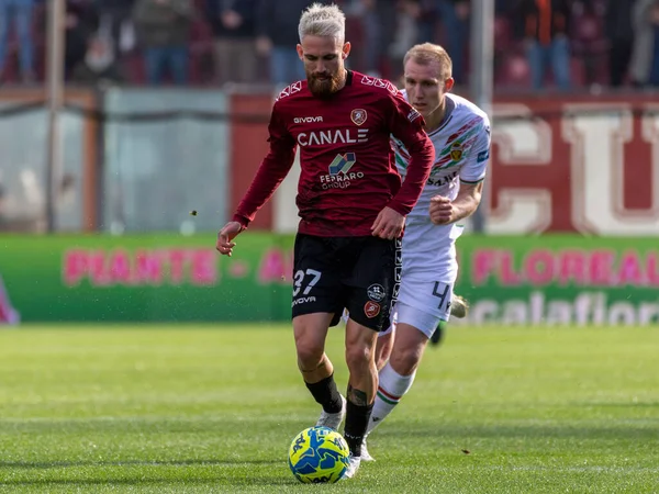 Zan Mayer Reggina carries the ball during Italian soccer Serie B match Reggina 1914 vs Ternana Calcio at the Oreste Granillo stadium in Reggio Calabria, Italy, January 21, 2023 - Credit: Valentina Giannetton
