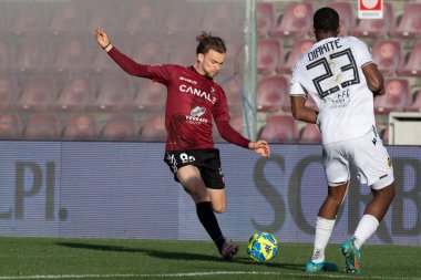 Federico Giraudo Reggina shot during Italian soccer Serie B match Reggina 1914 vs Ternana Calcio at the Oreste Granillo stadium in Reggio Calabria, Italy, January 21, 2023 - Credit: Valentina Giannetton