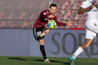 Federico Giraudo Reggina shot during Italian soccer Serie B match Reggina 1914 vs Ternana Calcio at the Oreste Granillo stadium in Reggio Calabria, Italy, January 21, 2023 - Credit: Valentina Giannetton