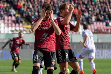 Fabbian Giovanni Reggina and Gabriele Gori Reggina portrait during Italian soccer Serie B match Reggina 1914 vs Ternana Calcio at the Oreste Granillo stadium in Reggio Calabria, Italy, January 21, 2023 - Credit: Valentina Giannetton