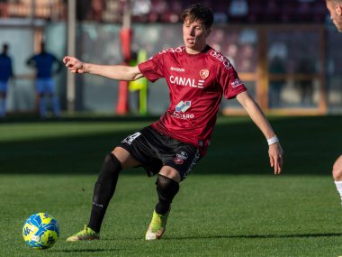 Fabbian Giovanni Reggina portrait during Italian soccer Serie B match Reggina 1914 vs Ternana Calcio at the Oreste Granillo stadium in Reggio Calabria, Italy, January 21, 2023 - Credit: Valentina Giannetton
