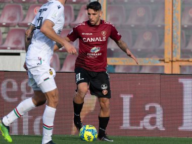 Cicerelli Emanuele Reggina portrait during Italian soccer Serie B match Reggina 1914 vs Ternana Calcio at the Oreste Granillo stadium in Reggio Calabria, Italy, January 21, 2023 - Credit: Valentina Giannetton
