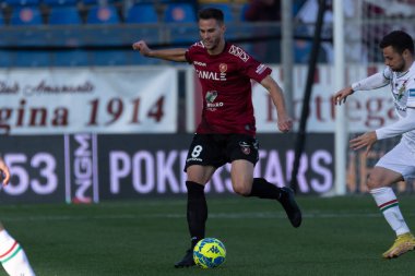 Crisetig Lorenzo Reggina shot during Italian soccer Serie B match Reggina 1914 vs Ternana Calcio at the Oreste Granillo stadium in Reggio Calabria, Italy, January 21, 2023 - Credit: Valentina Giannetton