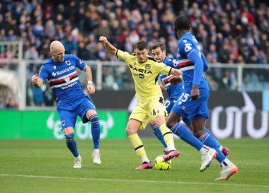 Lazar Samardzic of Udinese Calcio during the Italian Serie A, football match between Uc Sampdoria and Udinese Calcio on January 22, 2023 at Luigi Ferraris Stadium, Genova, Italy. Photo Nderim Kaceli - Credit: Nderim Kaceli/LiveMedi