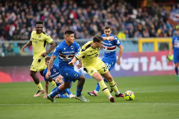 Lazar Samardzic of Udinese Calcio during the Italian Serie A, football match between Uc Sampdoria and Udinese Calcio on January 22, 2023 at Luigi Ferraris Stadium, Genova, Italy. Photo Nderim Kaceli - Credit: Nderim Kaceli/LiveMedi
