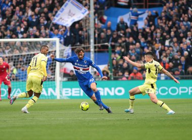 Manolo Gabbiadini of UC Sampdoria during the Italian Serie A, football match between Uc Sampdoria and Udinese Calcio on January 22, 2023 at Luigi Ferraris Stadium, Genova, Italy. Photo Nderim Kaceli - Credit: Nderim Kaceli/LiveMedi
