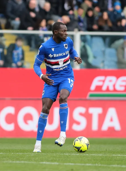Omar Colley of UC Sampdoria during the Italian Serie A, football match between Uc Sampdoria and Udinese Calcio on January 22, 2023 at Luigi Ferraris Stadium, Genova, Italy. Photo Nderim Kaceli - Credit: Nderim Kaceli/LiveMedi