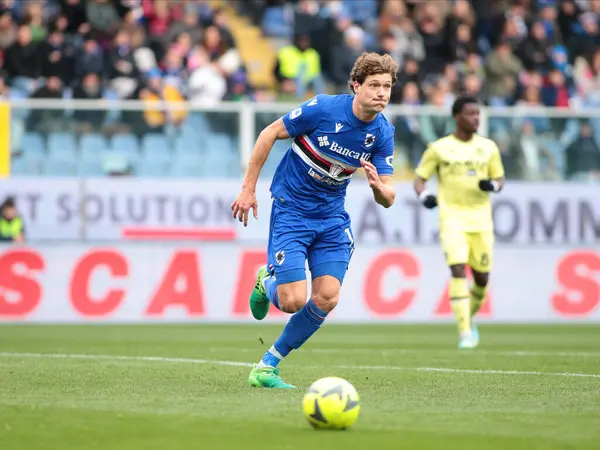 Sam Lammers of UC Sampdoria during the Italian Serie A, football match between Uc Sampdoria and Udinese Calcio on January 22, 2023 at Luigi Ferraris Stadium, Genova, Italy. Photo Nderim Kaceli - Credit: Nderim Kaceli/LiveMedi