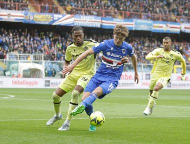 Sam Lammers UC Sampdoria during the Italian Serie A, football match between Uc Sampdoria and Udinese Calcio on January 22, 2023 at Luigi Ferraris Stadium, Genova, Italy. Photo Nderim Kaceli - Credit: Nderim Kaceli/LiveMedi