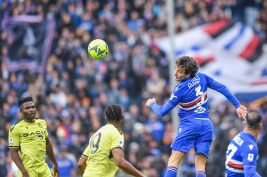 Tommaso Augello (Sampdoria) during italian soccer Serie A match UC Sampdoria vs Udinese Calcio at the Luigi Ferraris stadium in Genova, Italy, January 22, 2023 - Credit: Danilo Vig