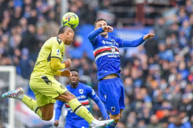 Rodrigo Nascimento Franca Udinese)
 - Valerio Verre  (Sampdoria) during italian soccer Serie A match UC Sampdoria vs Udinese Calcio at the Luigi Ferraris stadium in Genova, Italy, January 22, 2023 - Credit: Danilo Vig