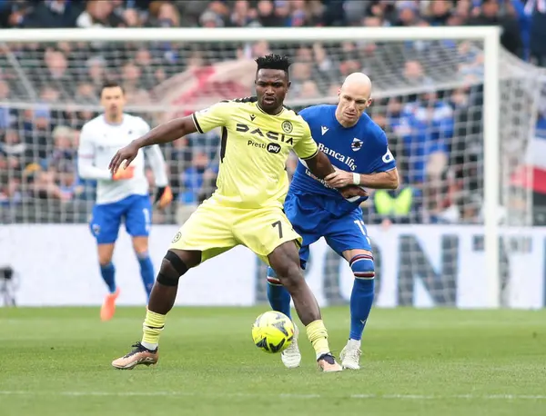 Isaac Success of Udinese Calcio during the Italian Serie A, football match between Uc Sampdoria and Udinese Calcio on January 22, 2023 at Luigi Ferraris Stadium, Genova, Italy. Photo Nderim Kaceli - Credit: Nderim Kaceli/LiveMedi