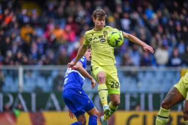 Jaka Bijol (Udinese) during italian soccer Serie A match UC Sampdoria vs Udinese Calcio at the Luigi Ferraris stadium in Genova, Italy, January 22, 2023 - Credit: Danilo Vig