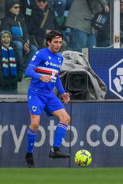 Tommaso Augello (Sampdoria) during italian soccer Serie A match UC Sampdoria vs Udinese Calcio at the Luigi Ferraris stadium in Genova, Italy, January 22, 2023 - Credit: Danilo Vig