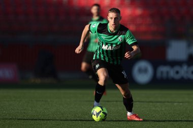 Davide Frattesi of Sassuolo Calcio in action  during italian soccer Serie A match AC Monza vs US Sassuolo at the U-Power Stadium in Monza, Italy, January 22, 2023 - Credit: Francesco Scaccianoc