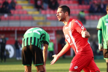 Gianluca Caprari of AC Monza celebrates after scoring a goal during the Serie A match between AC Monza and US Sassuolo Calcio at Stadio Brianteo on January 22, 2023 in Monza, Italy. - Credit: Luca Amedeo Bizzarri/LiveMedi