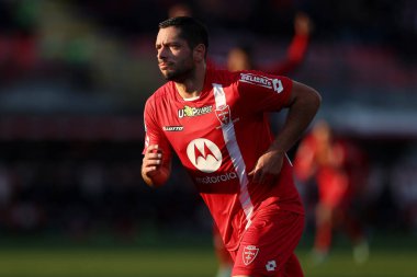 Gianluca Caprari of AC Monza celebrates after scoring his side's first goal of the match  during italian soccer Serie A match AC Monza vs US Sassuolo at the U-Power Stadium in Monza, Italy, January 22, 2023 - Credit: Francesco Scaccianoc