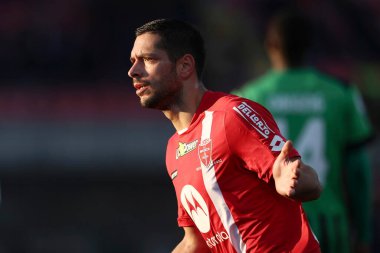 Gianluca Caprari of AC Monza celebrates after scoring his side's first goal of the match  during italian soccer Serie A match AC Monza vs US Sassuolo at the U-Power Stadium in Monza, Italy, January 22, 2023 - Credit: Francesco Scaccianoc
