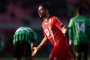 Gianluca Caprari of AC Monza celebrates after scoring his side's first goal of the match  during italian soccer Serie A match AC Monza vs US Sassuolo at the U-Power Stadium in Monza, Italy, January 22, 2023 - Credit: Francesco Scaccianoc