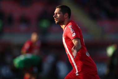 Gianluca Caprari of AC Monza celebrates after scoring his side's first goal of the match  during italian soccer Serie A match AC Monza vs US Sassuolo at the U-Power Stadium in Monza, Italy, January 22, 2023 - Credit: Francesco Scaccianoc