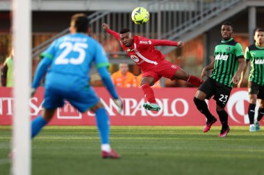 Jose Machin of AC Monza shoots the ball  during italian soccer Serie A match AC Monza vs US Sassuolo at the U-Power Stadium in Monza, Italy, January 22, 2023 - Credit: Francesco Scaccianoc