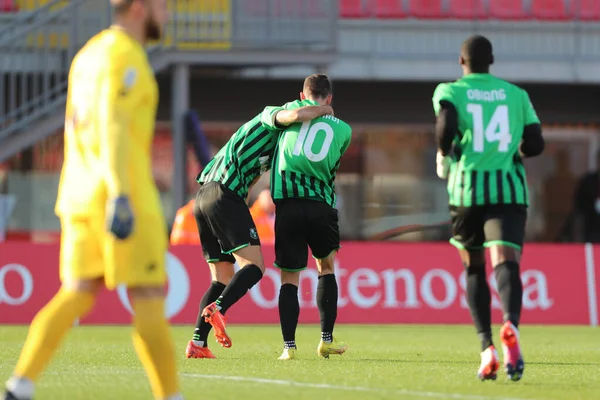 Gian Marco Ferrari of US Sassuolo Calcio in action during the Serie A match between AC Monza and US Sassuolo Calcio at Stadio Brianteo on January 22, 2023 in Monza, Italy. - Credit: Luca Amedeo Bizzarri/LiveMedi