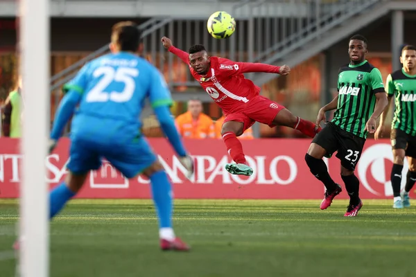 Jose Machin of AC Monza shoots the ball  during italian soccer Serie A match AC Monza vs US Sassuolo at the U-Power Stadium in Monza, Italy, January 22, 2023 - Credit: Francesco Scaccianoc