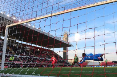 Gianluca Caprari of AC Monza scores a goal during the Serie A match between AC Monza and US Sassuolo Calcio at Stadio Brianteo on January 22, 2023 in Monza, Italy. - Credit: Luca Amedeo Bizzarri/LiveMedi