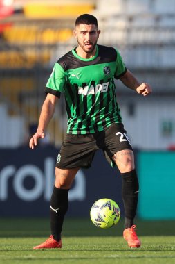 Martin Erlic of US Sassuolo Calcio in action during the Serie A match between AC Monza and US Sassuolo Calcio at Stadio Brianteo on January 22, 2023 in Monza, Italy. - Credit: Luca Amedeo Bizzarri/LiveMedi
