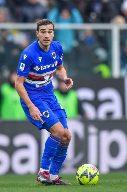 Harry Billy Winks (Sampdoria) during italian soccer Serie A match UC Sampdoria vs Udinese Calcio at the Luigi Ferraris stadium in Genova, Italy, January 22, 2023 - Credit: Danilo Vig