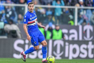 Harry Billy Winks (Sampdoria) during italian soccer Serie A match UC Sampdoria vs Udinese Calcio at the Luigi Ferraris stadium in Genova, Italy, January 22, 2023 - Credit: Danilo Vig