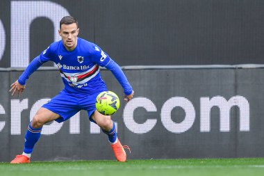 Valerio Verre  (Sampdoria) during italian soccer Serie A match UC Sampdoria vs Udinese Calcio at the Luigi Ferraris stadium in Genova, Italy, January 22, 2023 - Credit: Danilo Vig