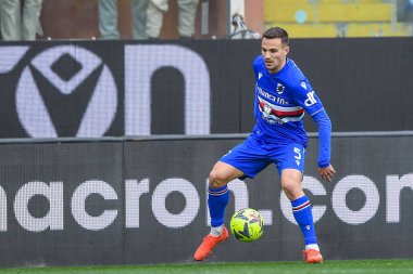 Valerio Verre  (Sampdoria) during italian soccer Serie A match UC Sampdoria vs Udinese Calcio at the Luigi Ferraris stadium in Genova, Italy, January 22, 2023 - Credit: Danilo Vig