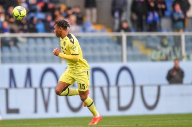 Destiny Iyenoma Udogie (Udinese) during italian soccer Serie A match UC Sampdoria vs Udinese Calcio at the Luigi Ferraris stadium in Genova, Italy, January 22, 2023 - Credit: Danilo Vig