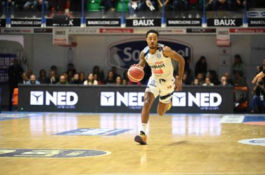 MARCQUISE REED (Happycasa Brindisi)
 during Italian Basketball A Serie  Championship Happy Casa Brindisi vs Virtus Segafredo Bologna at the PalaPentassuglia in Brindisi, Italy, January 22, 2023 - Credit: Damiano Tasc