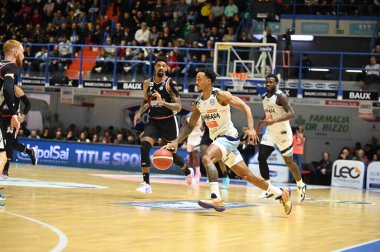 MARCQUISE REED (Happycasa Brindisi) during Italian Basketball A Serie  Championship Happy Casa Brindisi vs Virtus Segafredo Bologna at the PalaPentassuglia in Brindisi, Italy, January 22, 2023 - Credit: Damiano Tasc